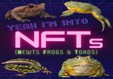 Newts Frogs and Toads "EAH I'M INTO NFTS (NEWTS FROGS & TOADS)