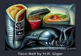 NeuralBlender.com Taco Bell by H.R. Giger