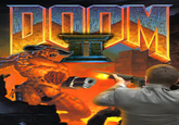 Doombinger original doom cover artist https://en.wikipedia.org/wiki/Gerald_Brom
binger template used https://knowyourmeme.com/photos/2248664-thomas-binger
I don't know how to erase a person from an image without affecting the background. If someone else wants to one-up this by removing Doomguy and his weapon and make it look better, go for it. 
Re-upload, mistakenly used wrong image. This one has lighting added.