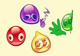Sadly blue puyo not included with their blobby friends, but artist did draw them later
!https://pbs.twimg.com/media/FE6xdKBXsAENwl5?format=jpg&name=large!