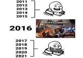 2011 2012 2013 2014 2015 DAY 1 MEET MATCH YOUR/ 2016 2017 2018 2019 2020 2021