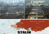 OBAMA TRUMP FINLAND SOVIET UNION SWEDEN woWAY ESTONIA LATVIA RUSSIA LITHUANIA UNITEO BELARD BELARUS EAST POLANO GERMANY CZECNOSLOVAK UKRAINE KAZAKNSTAN OLDOVA ROMARI FRANCE HUNGARY ITALE YOGO BULEARIA uzBEKISTAN ALBANIA KTRGYZSTA SPAIN TURKMENISTAN PORTUAL EINA STALIN APOHAN RAN 500 1,000 PAK INDIA MILES LIRTA ECTPT