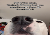 POV: You stole Walter's iPhone but you need to use Face ID to unlock it