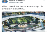 Ryan Barrett @rfwbarrett We used to be a country. A proper country. Sears Village Mall. Ethe ル