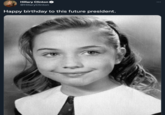 Ls on Ls Hillary Clinton @HillaryClinton Happy birthday to this future president.