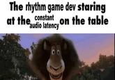 The rhythm game dev staring at the constant audio latency ‚on the table