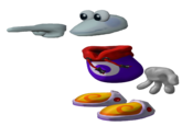 I made this guy as a reply to that "CutVideoGameFacts" Twitter post. I figured since this character is limbless and Rayman is limbless, why not combine them? I think my original reply said "I decided to give him a body."