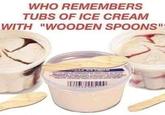 Splinters On Splinters WHO REMEMBERS TUBS OF ICE CREAM WITH "WOODEN SPOONS"