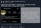 Taylor Swift Close Friends