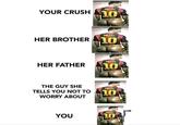 MESSI YOUR CRUSH 0 MESSI HER BROTHER TO 10 HESSI HER FATHER 10 THE GUY SHE MESSI TELLS YOU NOT TO WORRY ABOUT 10 HESSI YOU 10