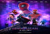 TOM HOLLAND TOBEY MAGUIRE ANDREW GARFIELD BENEDICT CUMBERBATCH JACOB BATALON JAMIE FOXX ZENDAYA ALFRED MOLINA JON FAVREAU Min MARVEL STUDIOS SPIDER MAN No Way Heme mjdartworks IN ODOLBY CINEMA, REALD 3D IMAX . . . . . . .