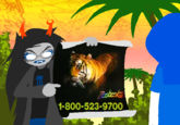 The f------ tiger poster Toobooks 1-800-523-9700