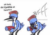 oh f---, did Cynthia sit here??/? @unovasexual
