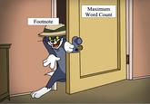 Маximum Word Count Footnote