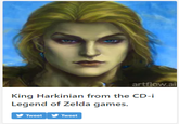 King Harkinian.... You um, look a little different. Seriously, why did Artflow decide to make him a Jojo character?