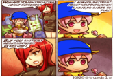 WHYARE YOUSHITPOSTING ABOUT NINTENDO? I ALWAYS,SHITPOST ABOUT NINTENDO}WHEN I HAVE, NO GAMES TO PLAY! BUT YOU SHITPOST ABOUT NINTENDO EVERYDAY! KØ09@tumblr