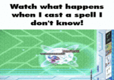 Watch what happens when I cast a spell I don't know! TRAP END! E&ernal Winter