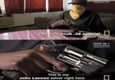 SUNDAYS FP This is my snub .38 special DRUGS INC NEW EPISODES SUNDAYS P This is my John Lennon solver right here