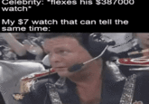 Celebrity: *flexes his $387068 watch* My $7 watch that can tell the same time: