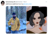 web2 vs web3 forced iamnomoney.eth @iamnomon · Feb 2 web2 me vs web3 me featuring @crypto_coven ...