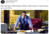 Paul Hundred, GED @paul_hundred Sell wordcel. Sell shape-rotator. Buy every n-word pass you can find.