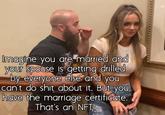 Imagine you are married and your spouse is getting drilled by everyone else and you can't do s--- about it. But you have the marriage certificate. That's an NFT