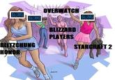 W-- Blizzard BIZZARD BIZZARD OVERWATCH BIZZARI ..... BLIZZARD PLAYERS BLUTZCHUNG HỌNOR STARCRAFT 2 SARDAX