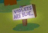 VIOLETS ARE BLUE..