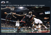 666 @Drenii Ghost of Kyiv linking up with the Ukrainian reaper Base HEAT 3 BUCKS ONTIER GUCKS 12 22 IA MUTUAL of OMAHA MUTUAL Of OM MUTUA 2:42 PM · Feb 27, 2022 · Twitter for iPhone
