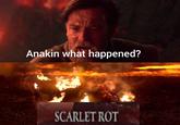 Anakin what happened? SCARLET ROT