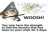 @cabbagecatmemes WOOSH! You now have the strength to fold the laundry that has been on your chair for 3 days
