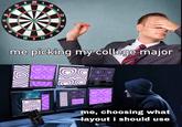 5 20 12 18 4 14 13 11 6 10 16 15 2 19 3 17 me picking my college major me, choosing what Hayout i should use