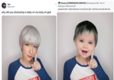 Original Cosplayer vs Photoshop I just don't get Twitter's obsession with this character...