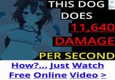 THIS DOG DOES 111,640 DAMAGE PER SECOND How?.. Just Watch Free Online Video >
