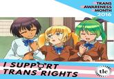 TRANS AWARENESS MONTH 2016 I SUPPORT TRANS RIGHTS tlc