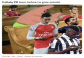 DaBaby PR team DaBaby PR team before he goes outside Fly Emirates 1:50 PM · Apr 7, 2022 · Twitter for Android