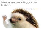 When bae says she's making garlic bread for dinner... @Garlic_Bread_Squad