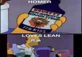 HOMER KRUSTYS NON-NARKOTIK KOUGH SYRUP FOR KIDS LOVES LEAN Oneme SOF MENTHE