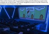 Was at the Cinema with my grandson today and this hilarious comic strip popped up on the screen. I've never laughed so hard in my life. Shame my grandson wasn't here to see this I FINALLY GOT THE WILDFIRE IN MY SOCK DRAWER UNDER CONTROL! OUT OF THE ORDINARY, I MEAN THERE'S NOTHING HAPPENING M DAVAS 21