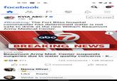 8:10 R facebook KVIA ABC-7 O O Like page obc kvia.cor 10h · O #Breaking: The Fort Bliss hospital commander has determined water is not safe to drink at the new William Beaumont Army Medical Center. abc BREAKING NEWS KVIA.COM Beaumont Army Med. Center suspends surgeries due to water quality concerns - K.. 471 122 comments · 138 shares Lke לו Comment Share Nancy Oliver Like Reply Write a comment...