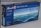 Revell MOSKVA RUSSIAN BLACK SEA CRUISER 1:700 Plastik-Modellbausatz Plastic model kit Modele réduit Modelbouwdoos <->15,5 cm Schilf ustrahon shotion of o shp iustrotion d'un bateou, Scheeps trote O Rahard 05120 MOSKVA Revell :700 S0512O