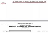 He liked living in nature, was happy, and enjoyed his life. 266N-LA-3301986 Serial 5 1036 (Rev. 10-16-2009) UNCLASSIFIED//LES- FEDERAL BUREAU OF INVESTIGATION Import Form Form Type: Date: 01/14/2021