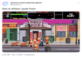 america's most important gamer @ramona_If this is where i post from 99 6 271650 SECTOR SUNSET STRIP CREDITS: 1 VIDEO VOID 1 14 PES DULT ARITAL AIDS 8:43 PM Nov 7, 2019 TweetDeck . FREE: 300,000 THBRUICH MINI MOVIES ALL NE IN E + hole Juan TO PLAY :