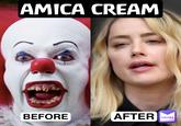 AMICA CREAM BEFORE AFTER MEMES
