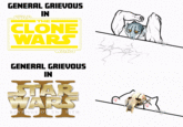 GENERAL GRIEVOUS IN STAR THEI CLONE WARS WARS GENERAL GRIEVOUS IN STAR WARS REVENGE OF THE SITH