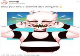 Dabble 13 ... @DabbleDoodles Draw your Sharp-toothed OCs doing this 7:30 PM · May 4, 2022 · Twitter Web App