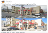 Casey Ho @CaseyHo ... This is what a collapsing society looks like www. 2011 2022 2:46 AM · May 10, 2022 · Twitter Web App