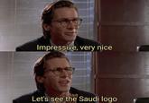 Impressive, very nice Let's see the Saudi logo