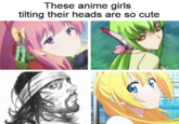 These anime girls tilting their heads are so cute