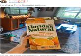 hannah @hannahsgrotto Having a Tony Soprano summer SOM SOME PULP Florida's Natural 100% ****** PREMIUM FLORIDA ORANGE JUICE PASTEURIZED NOT FROM CONCENTRATE/NON GMO FARMER OWNED IN THE USA $28.0 0600153 2:13 PM - Jun 2, 2022 from Orlando, FL - Twitter for iPhone ***